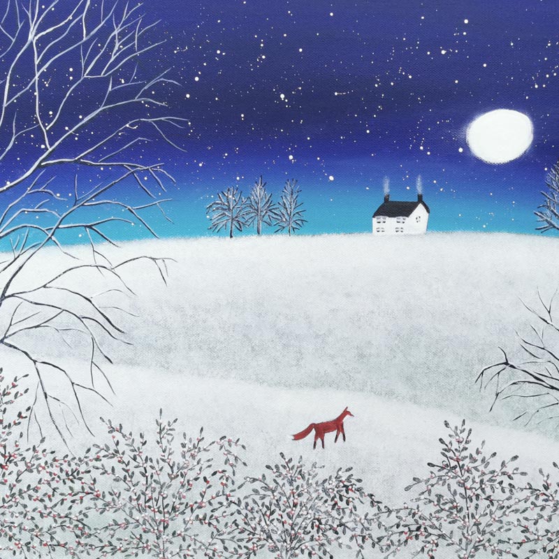 Elisa Trueman Art Fox on the moor